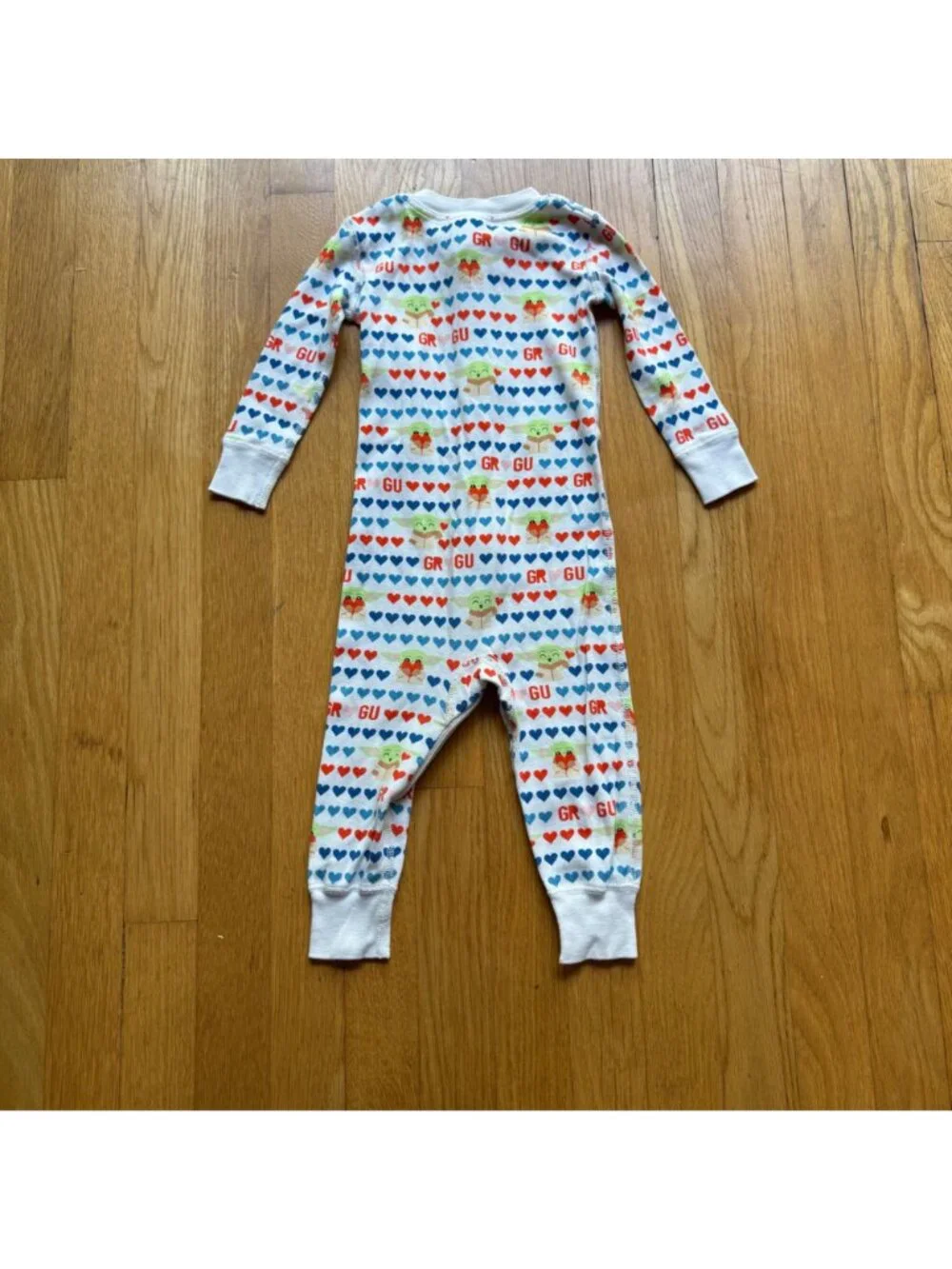 Hanna Andersson Star Wars Size 18-24 Months Baby Yoda Grogu Heart Sleeper Pajama